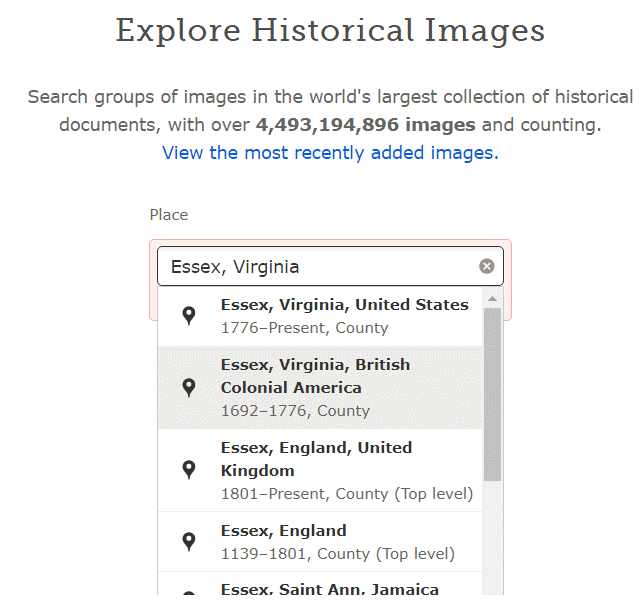 FamilySearch Images Finder