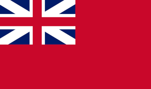 The British Red Ensign, also known as the Meteor Flag of Old England or the Red Duster, was flown by British troops during the American Revolution.